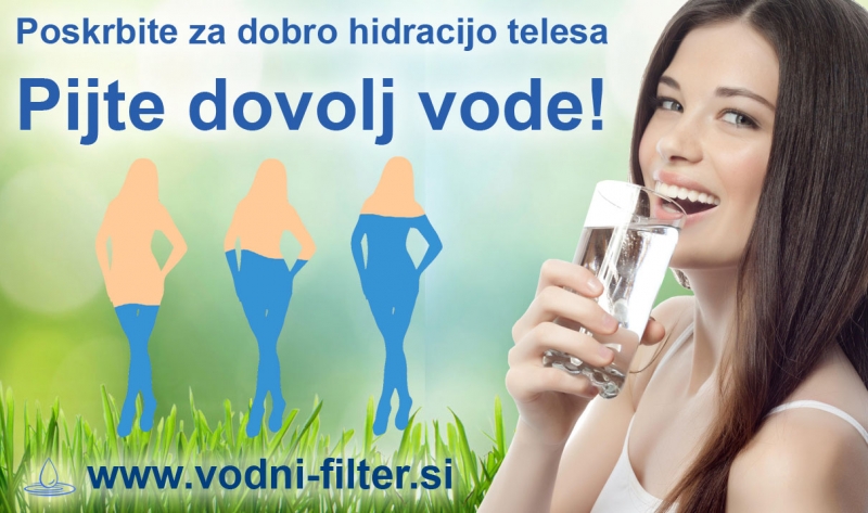 Zadostna hidracija je ključna za dobro zdravje